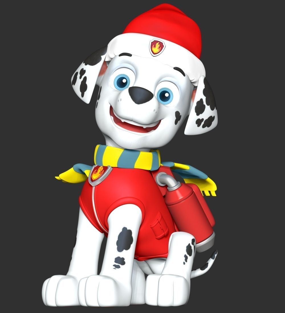 Marshall Christmas - Paw Patrol 3D print model_2