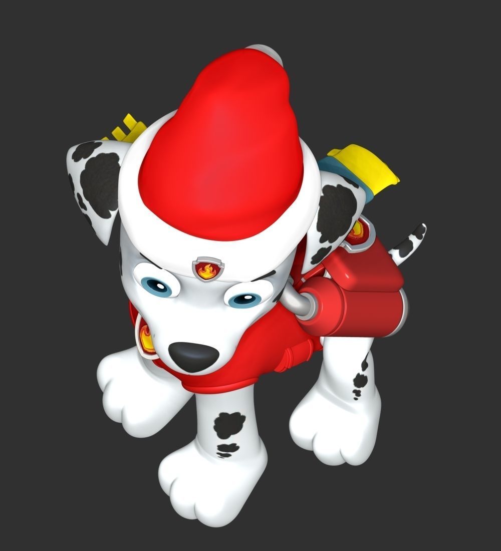 Marshall Christmas - Paw Patrol 3D print model_8