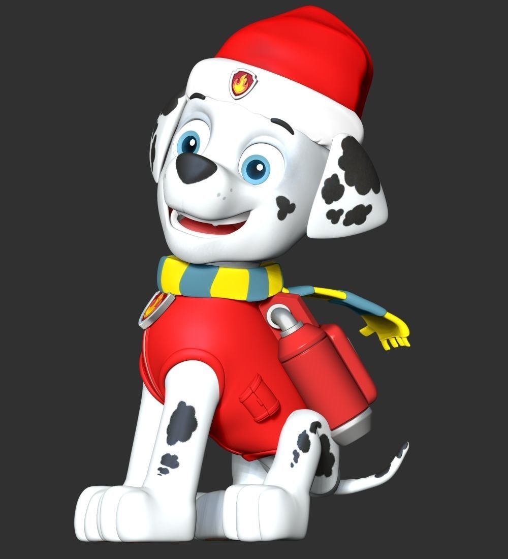 Marshall Christmas - Paw Patrol 3D print model_7