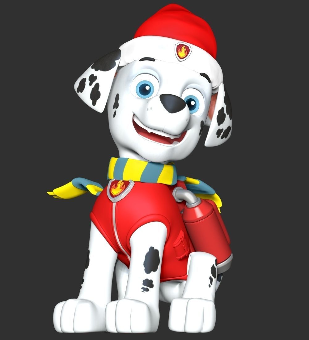 Marshall Christmas - Paw Patrol 3D print model_3