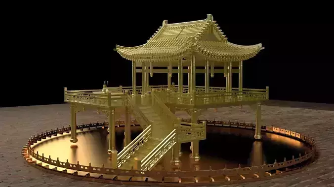 Chinese ancient Pavilion 