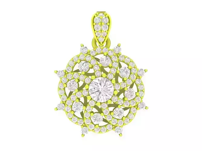 A7463 HongKong Style Luxury Diamond Women Pendant