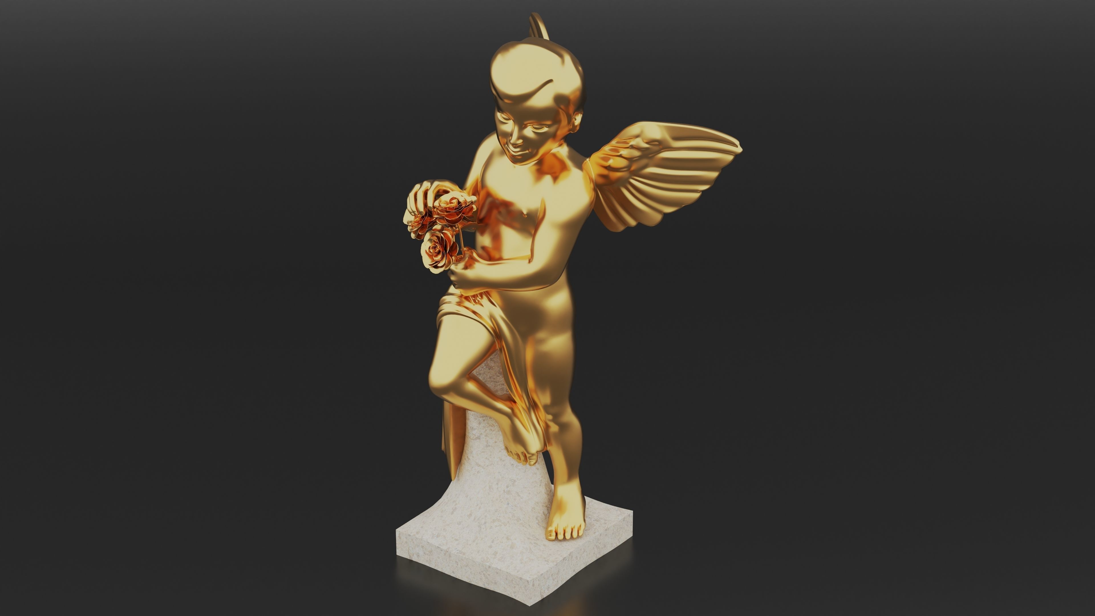 Cherub 4K 3D model_4