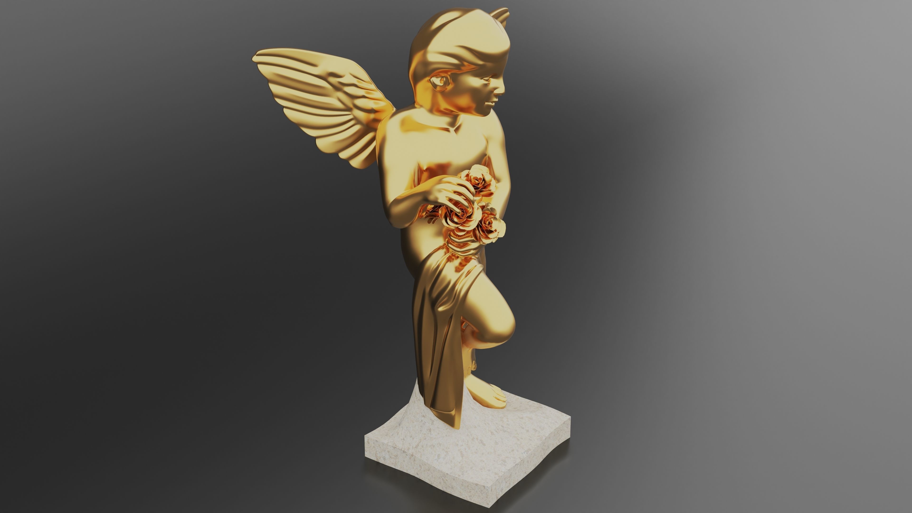 Cherub 4K 3D model_6