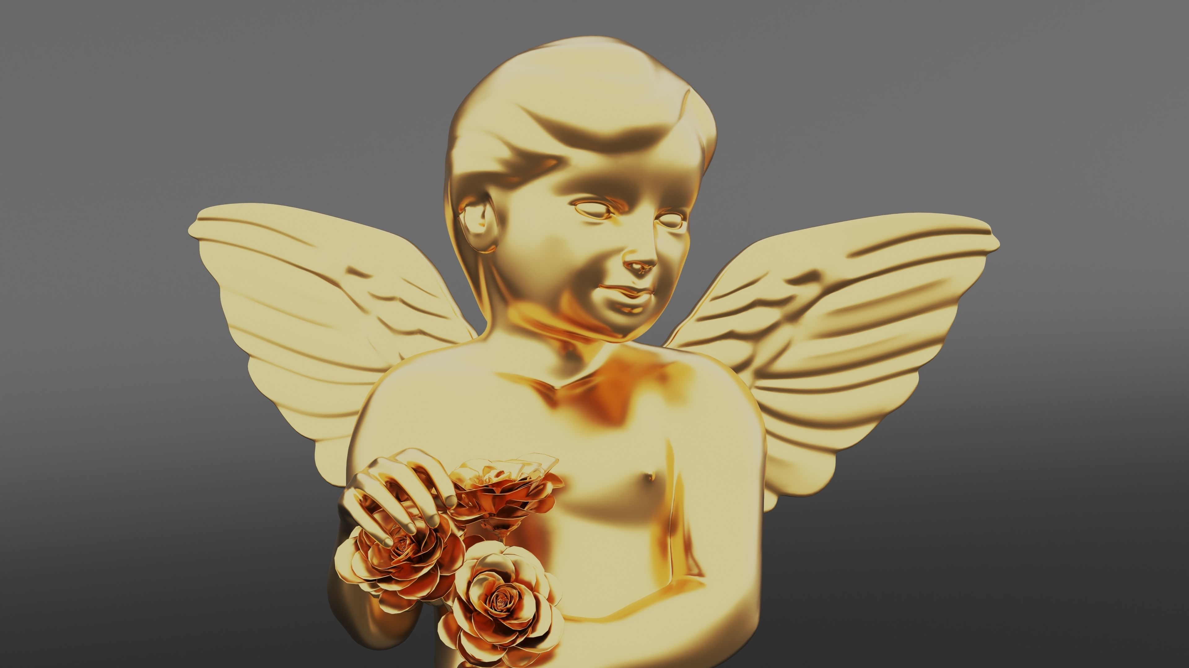 Cherub 4K 3D model_1