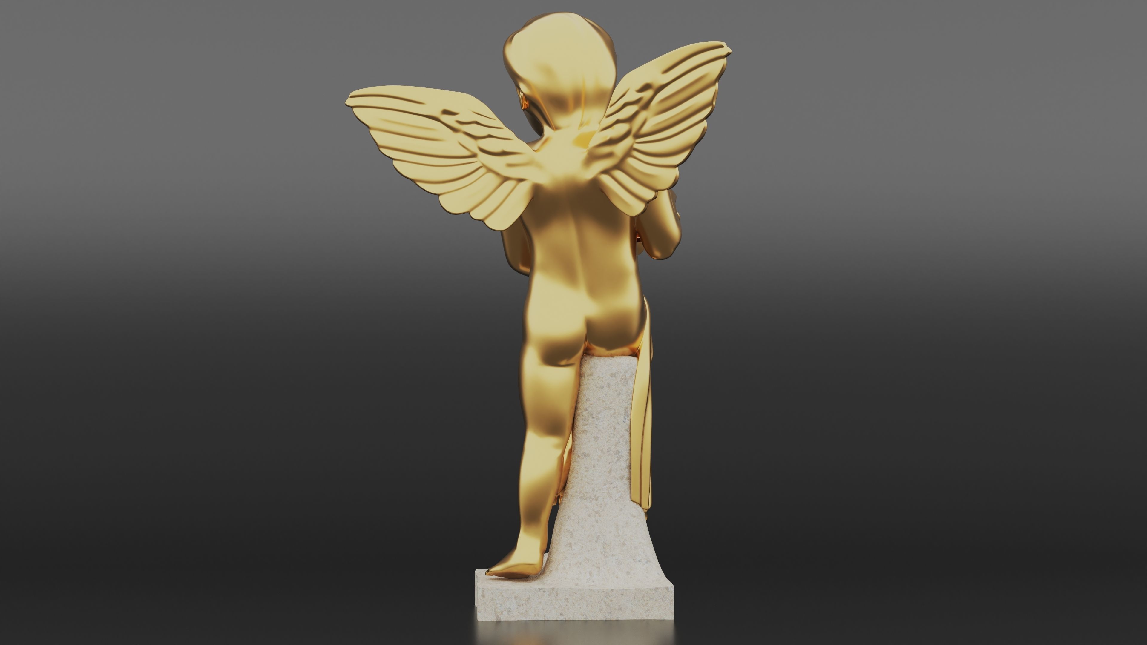 Cherub 4K 3D model_2