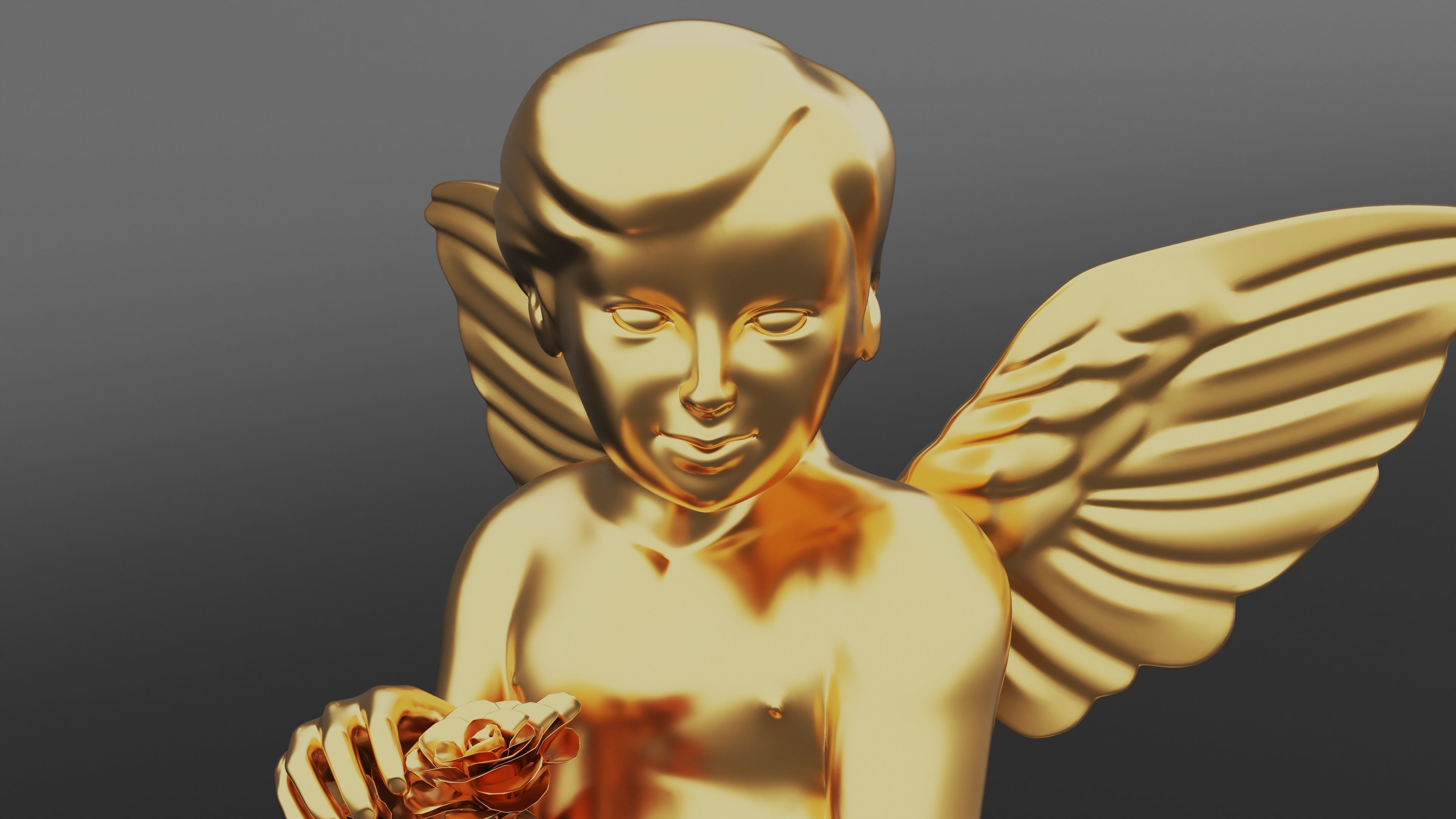 Cherub 4K 3D model_3