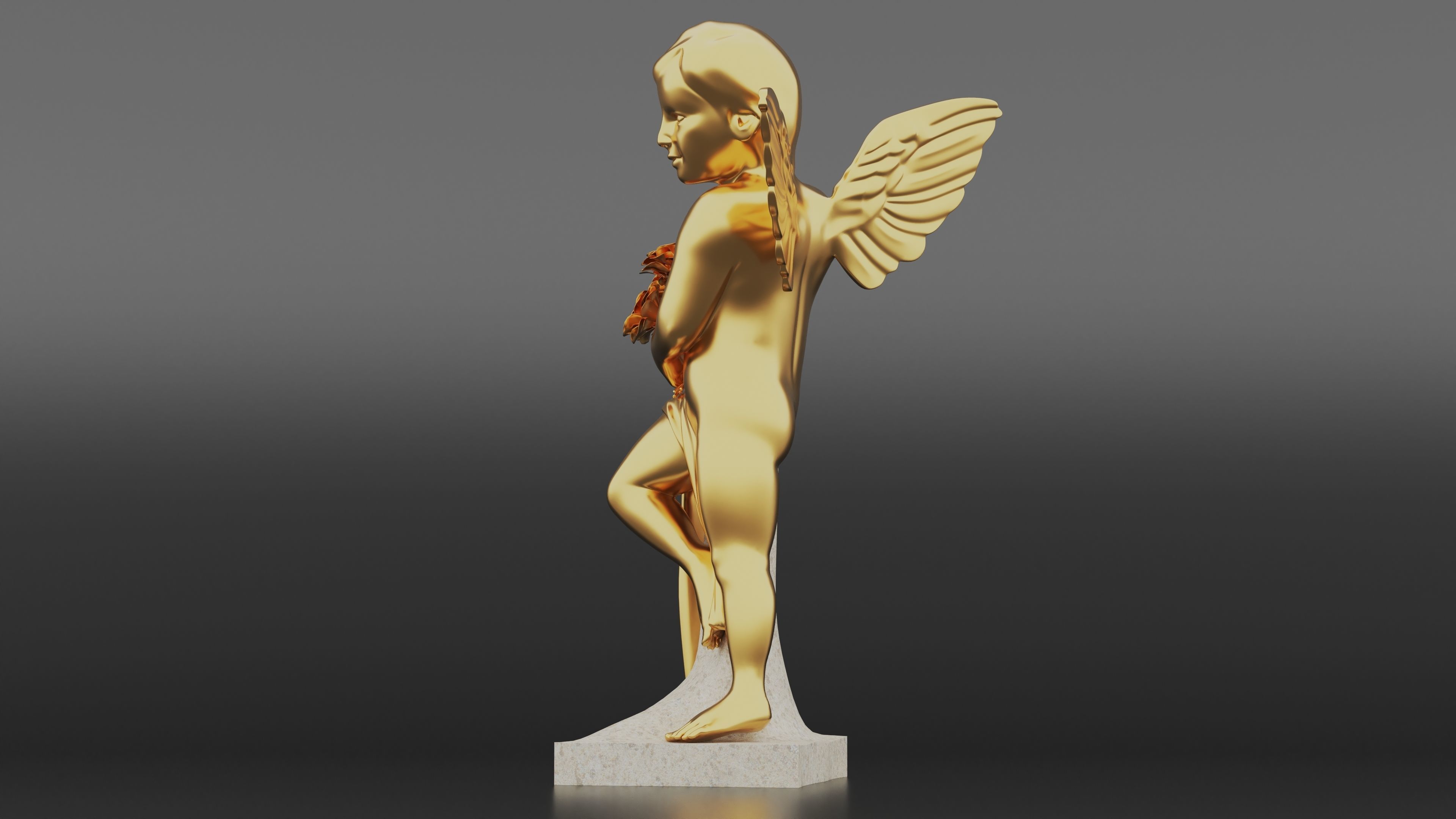 Cherub 4K 3D model_5