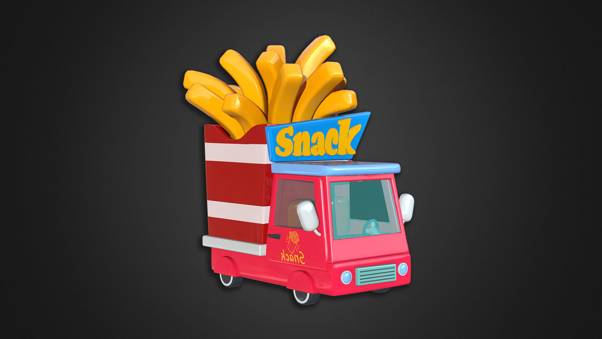 Asset - Cartoons - Food Truck Cart Collection _51