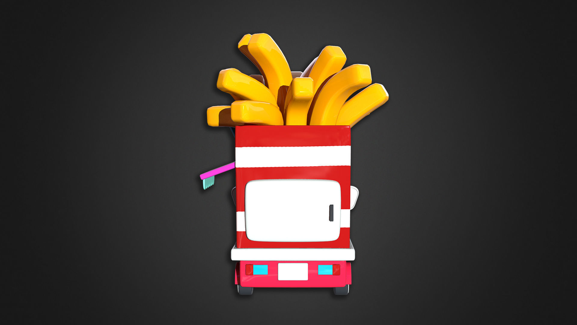 Asset - Cartoons - Food Truck Cart Collection _56