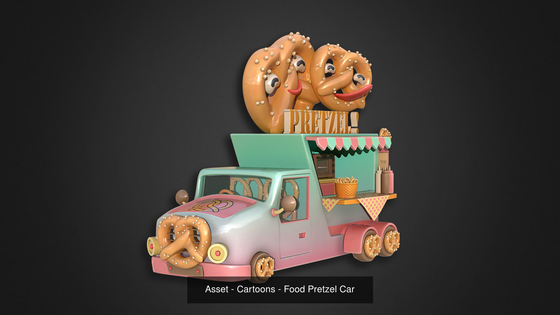 Asset - Cartoons - Food Truck Cart Collection _8