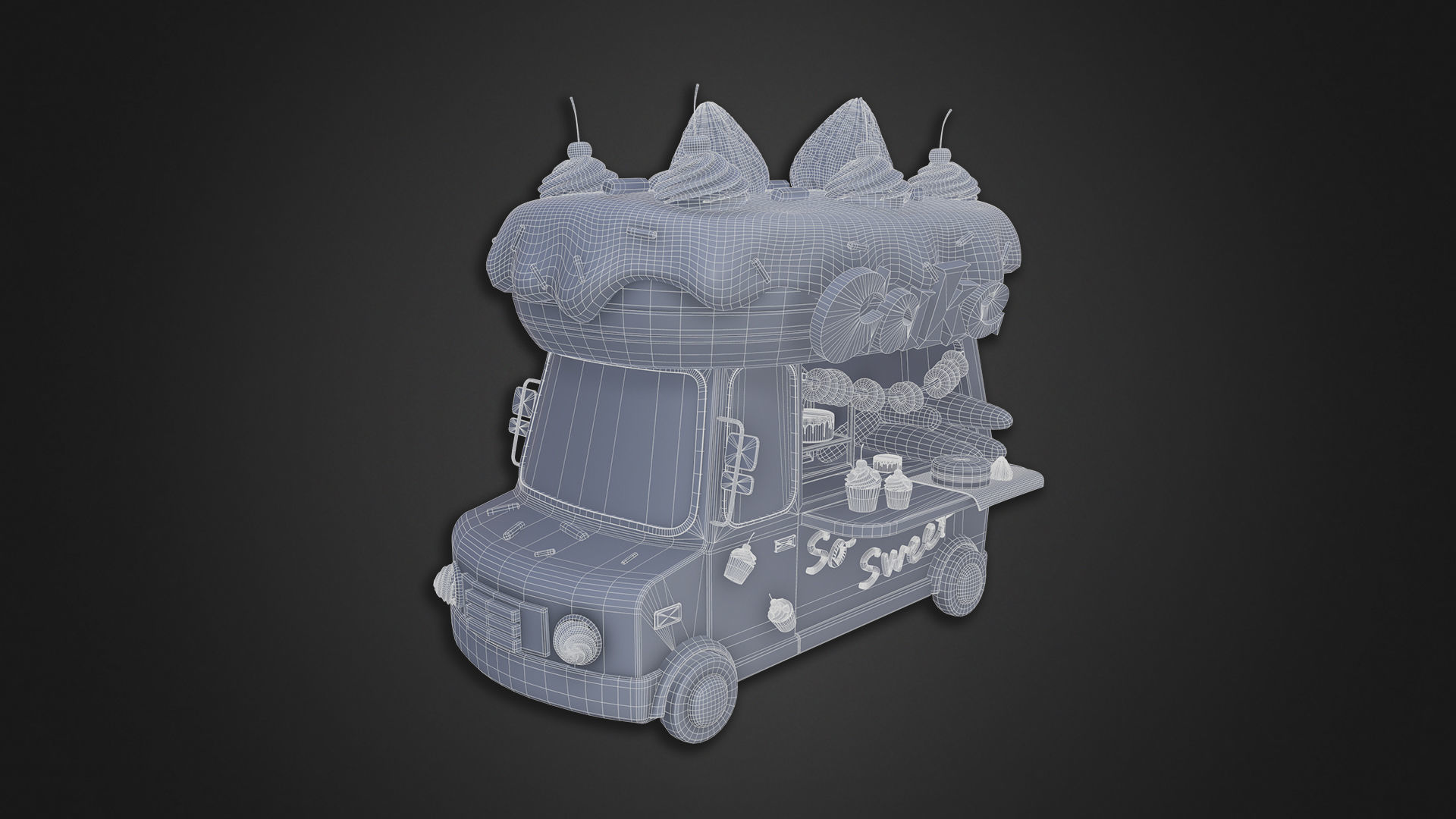 Asset - Cartoons - Food Truck Cart Collection _70