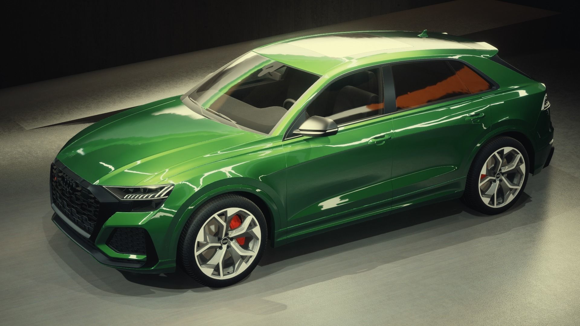 Audi RS Q8 2020 High Detailed 3D Model  3D model_9