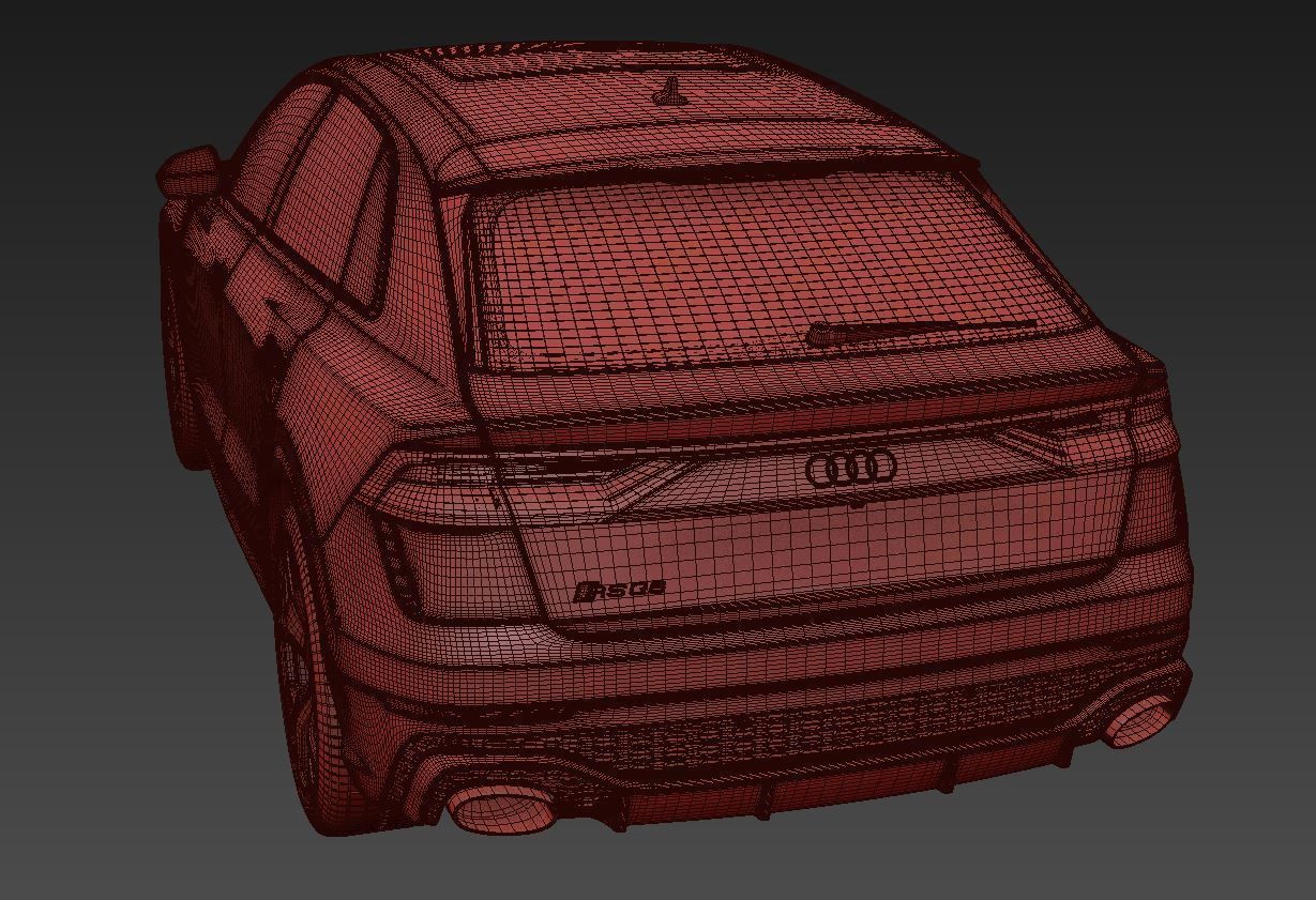 Audi RS Q8 2020 High Detailed 3D Model  3D model_18