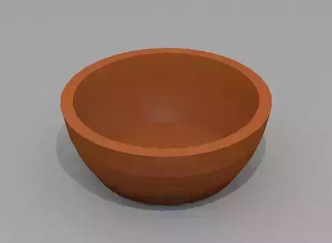 Flowerpot clay pot