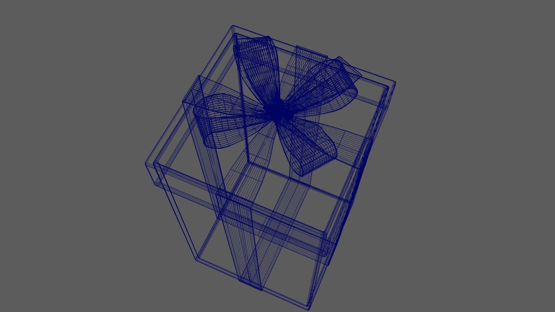 Christmas Gift Box 02 - V3 Low-poly 3D model_16