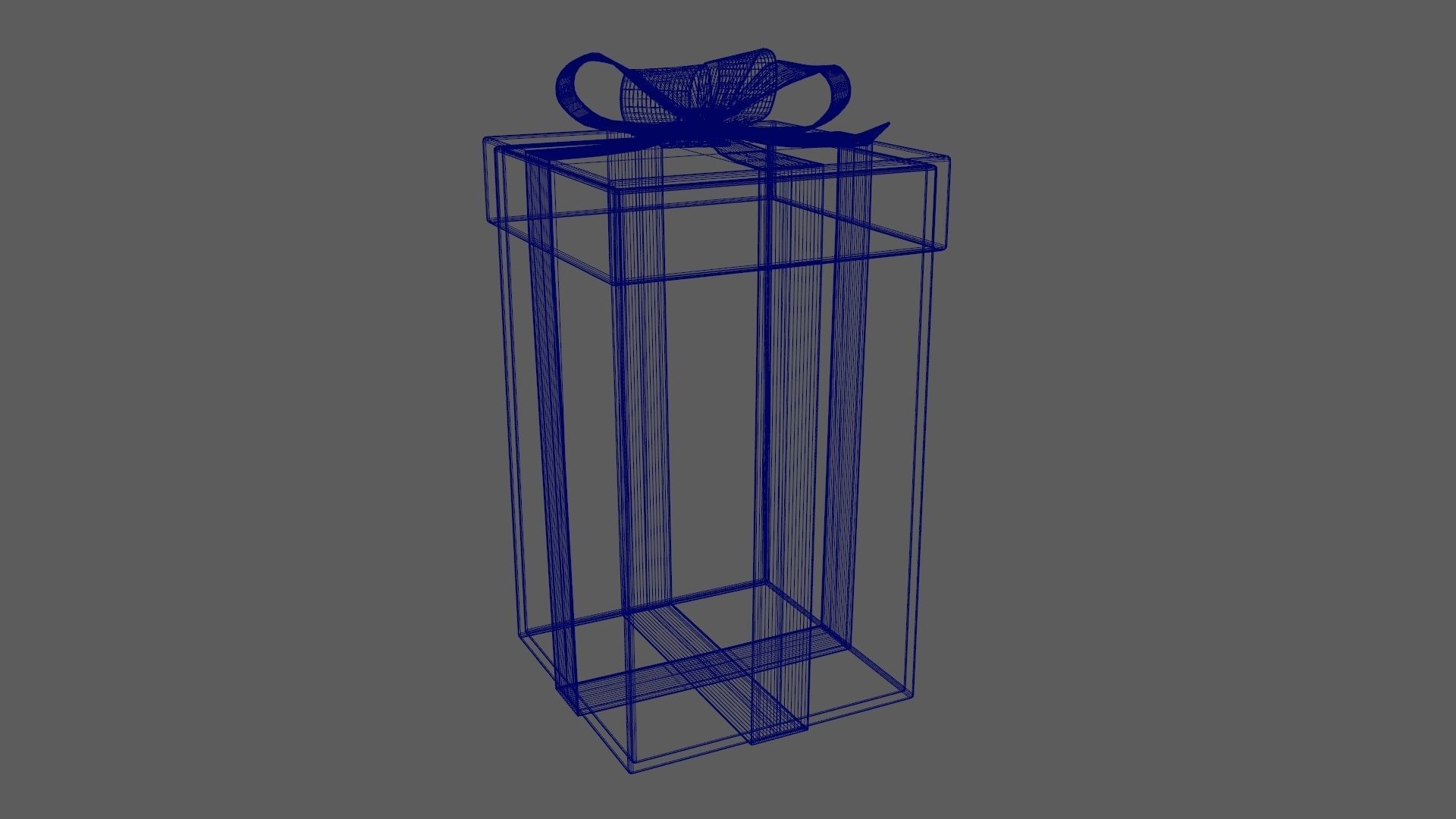 Christmas Gift Box 02 - V3 Low-poly 3D model_13