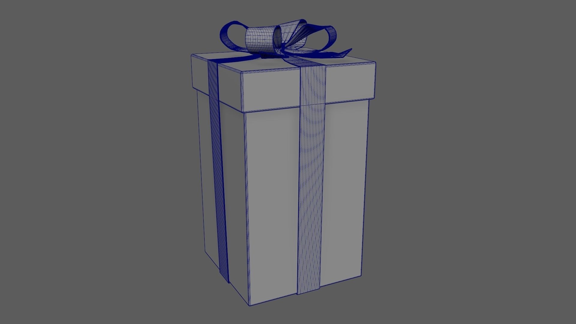 Christmas Gift Box 02 - V3 Low-poly 3D model_17