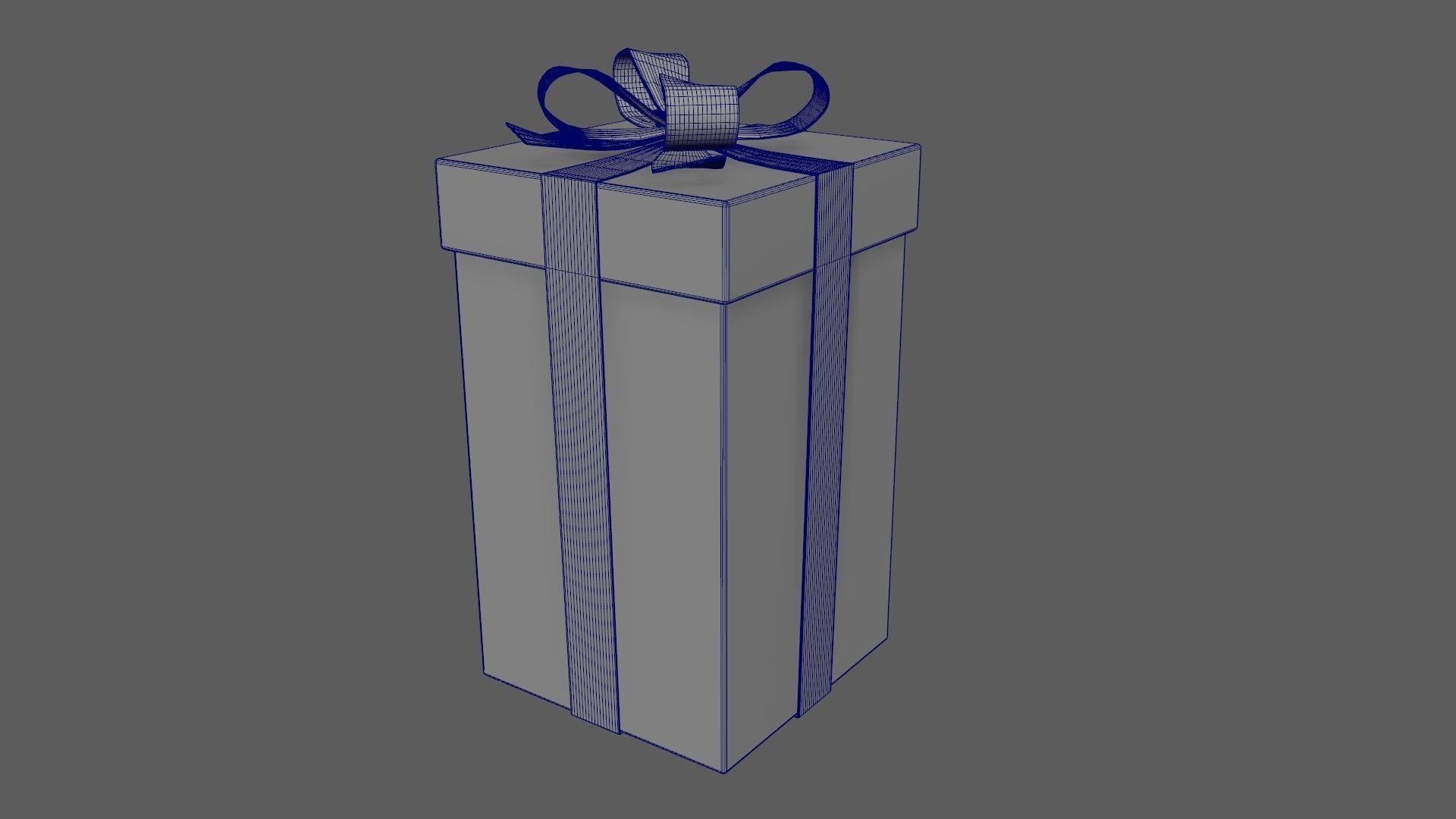 Christmas Gift Box 02 - V3 Low-poly 3D model_18