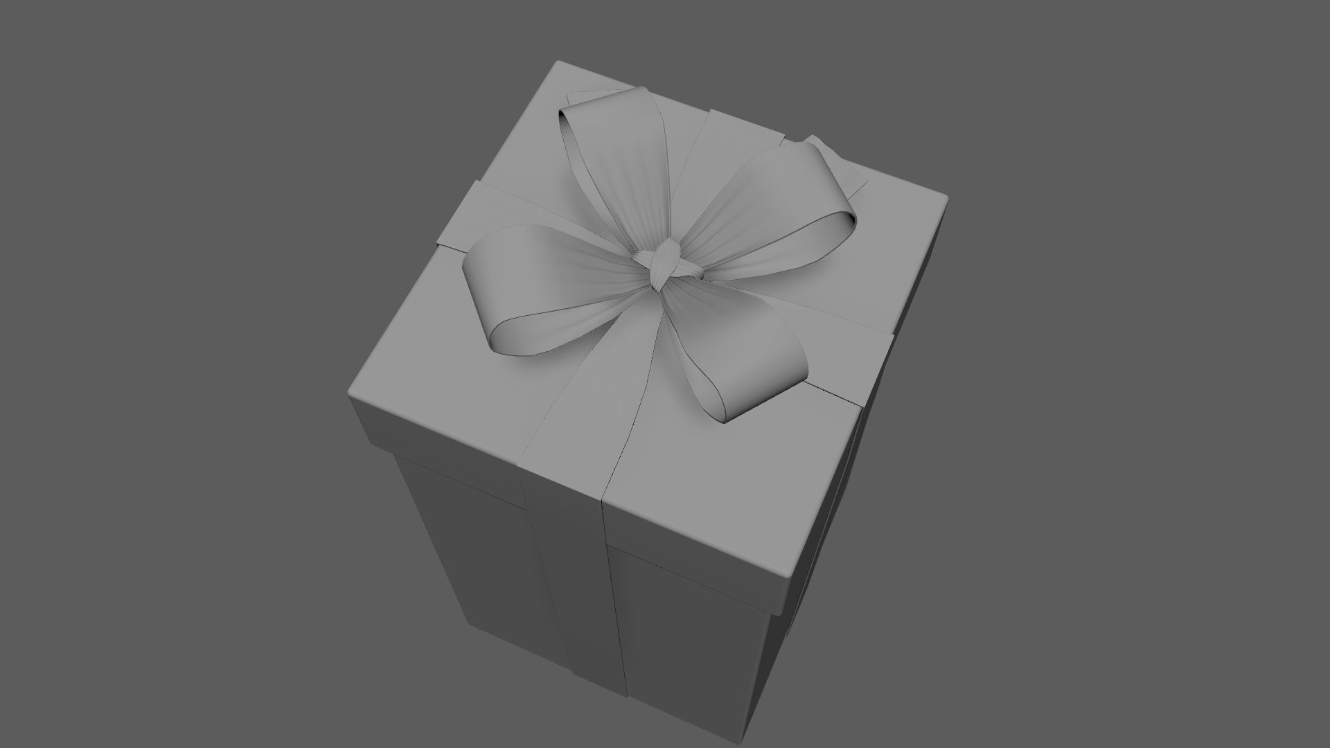 Christmas Gift Box 02 - V3 Low-poly 3D model_8