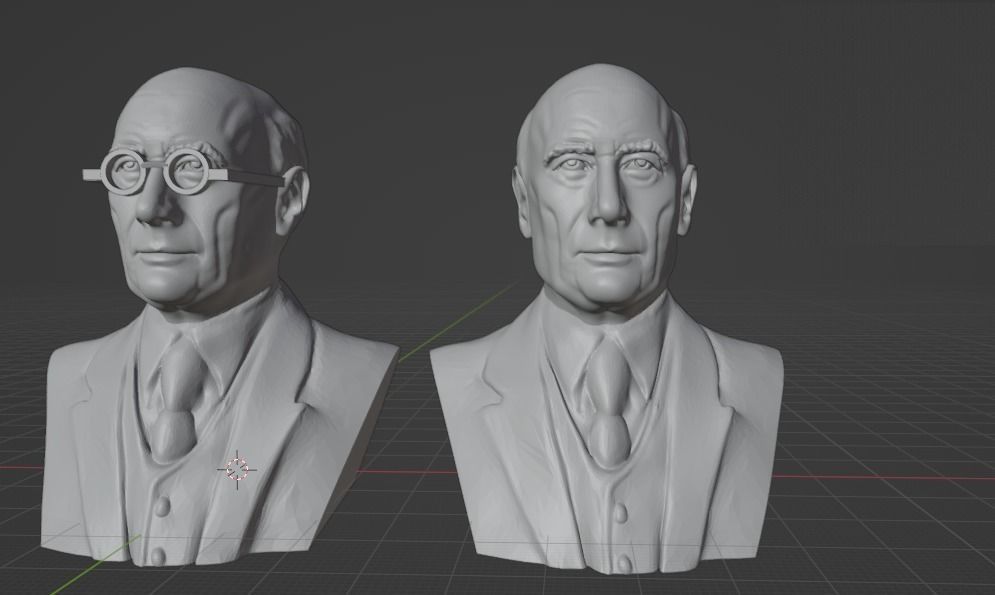 Andre Gide 3D print model_1