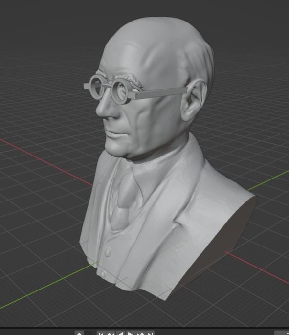 Andre Gide 3D print model_3