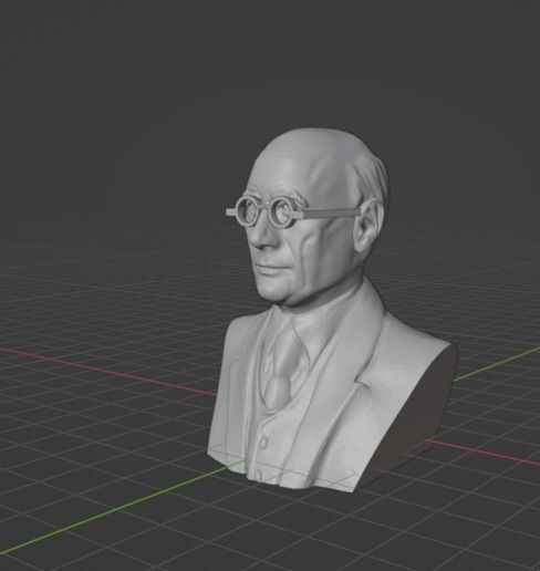 Andre Gide 3D print model_9