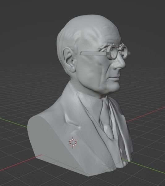 Andre Gide 3D print model_14