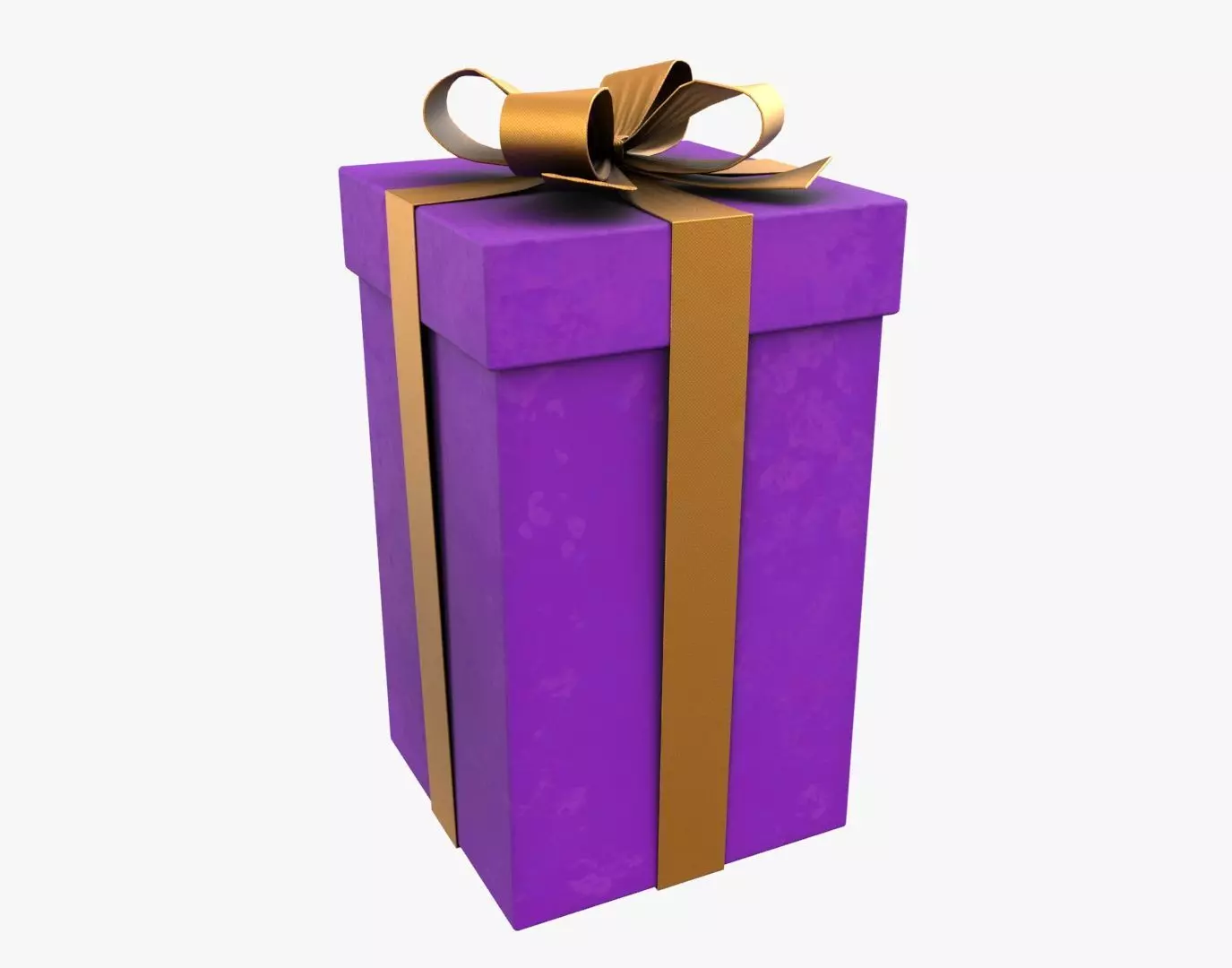Christmas Gift Box 02 - V7 Low-poly 3D model_0