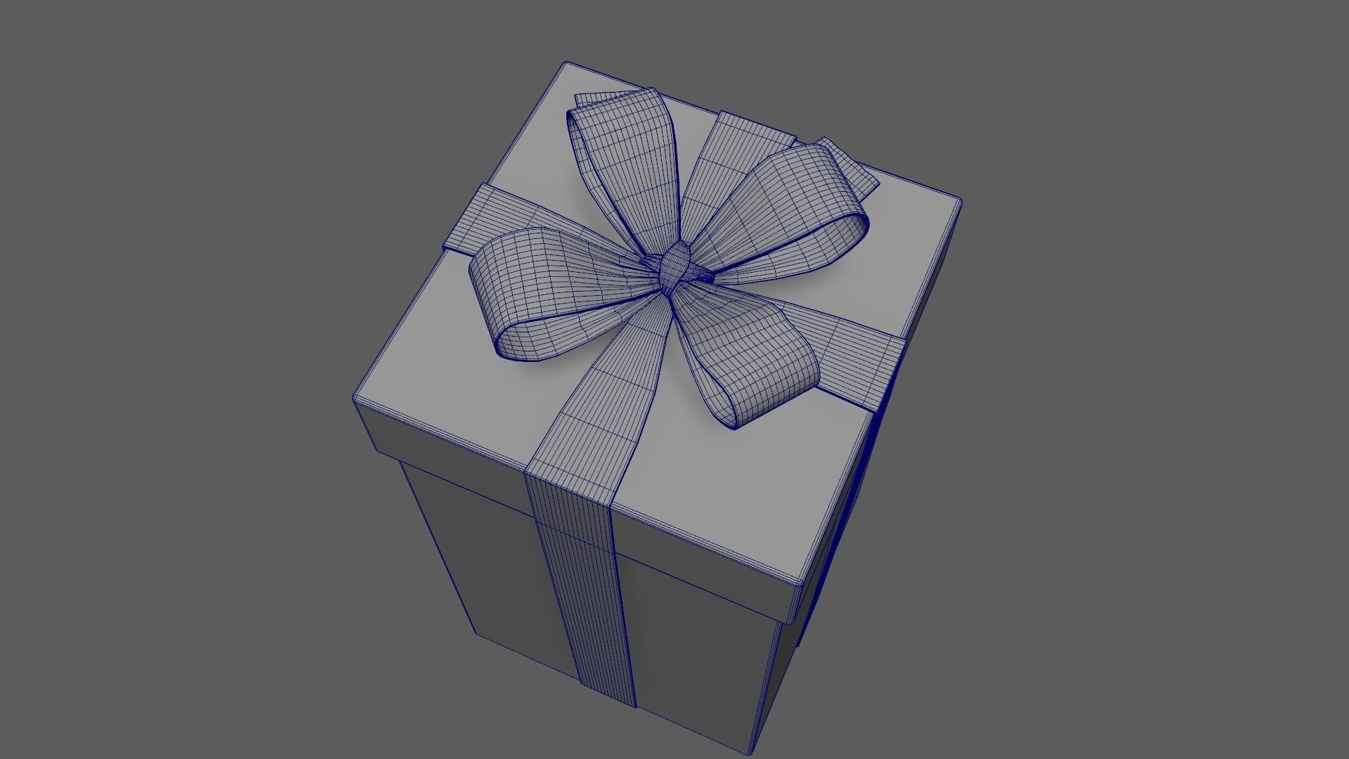 Christmas Gift Box 02 - V7 Low-poly 3D model_20