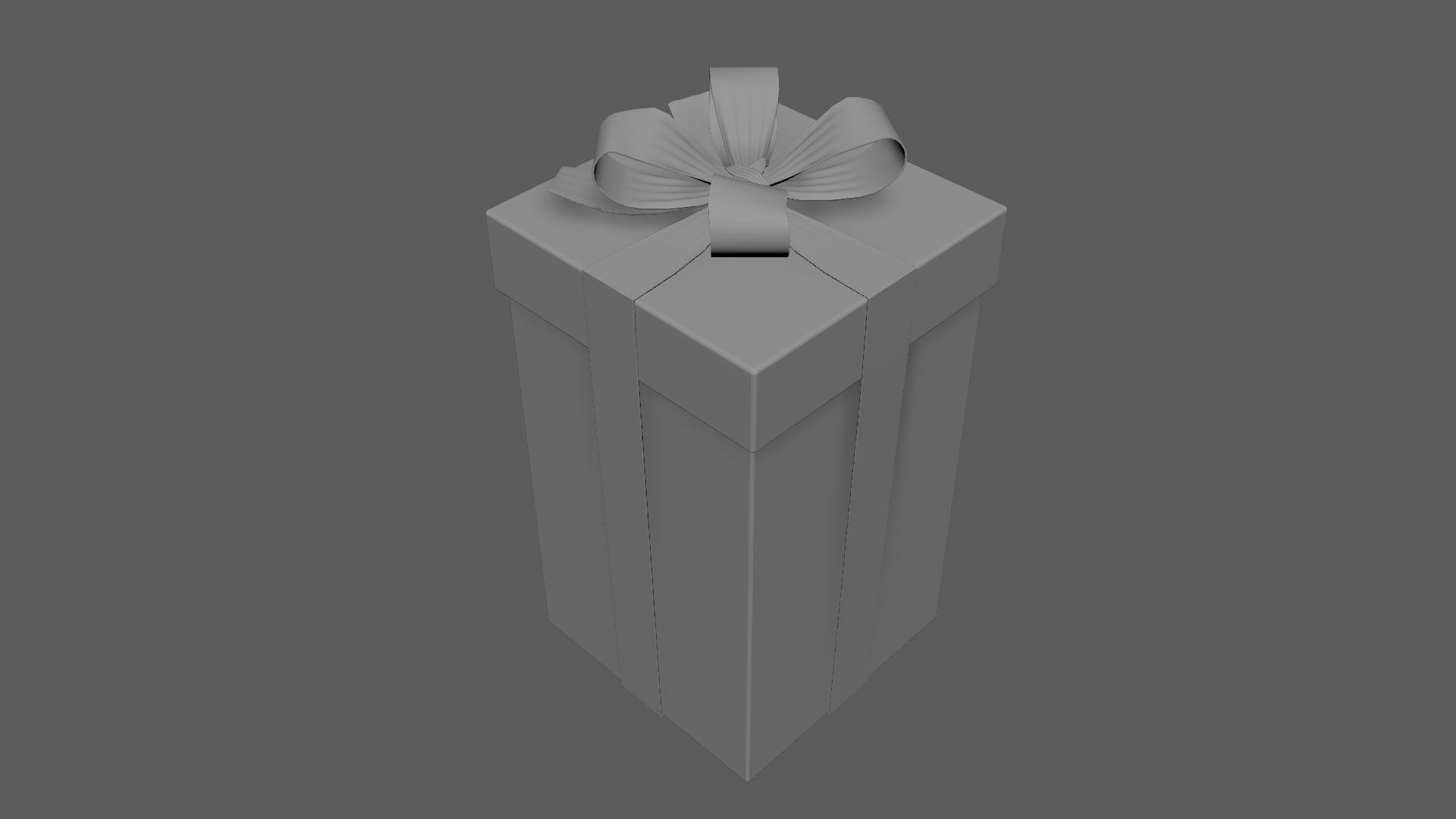 Christmas Gift Box 02 - V11 Low-poly 3D model_7