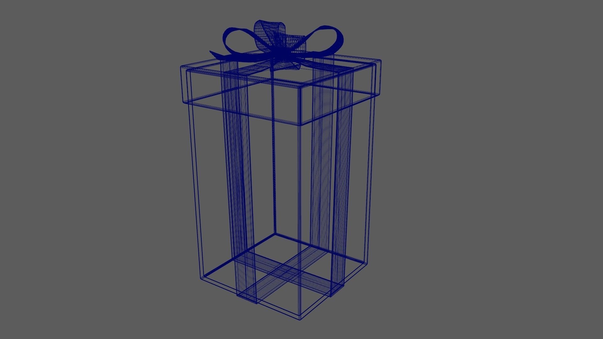 Christmas Gift Box 02 - V11 Low-poly 3D model_14