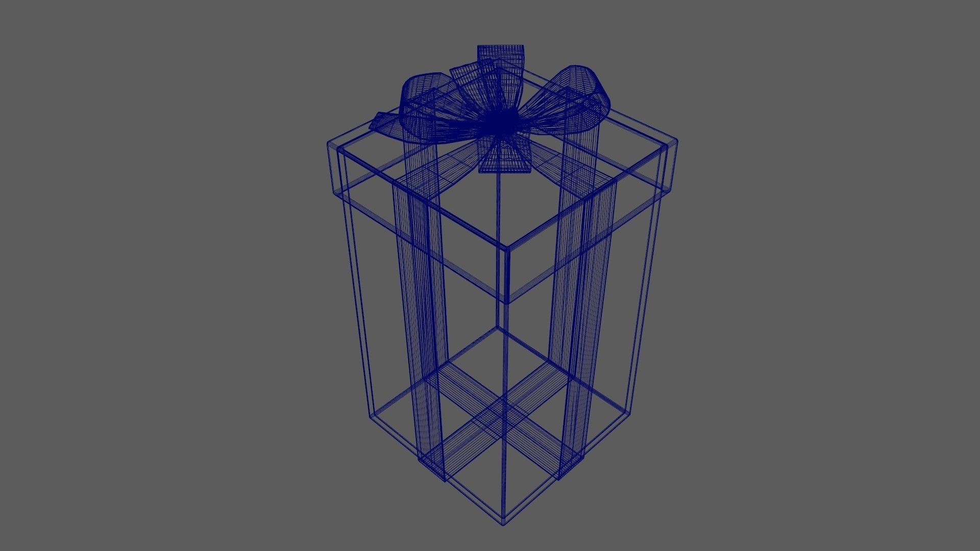 Christmas Gift Box 02 - V11 Low-poly 3D model_15