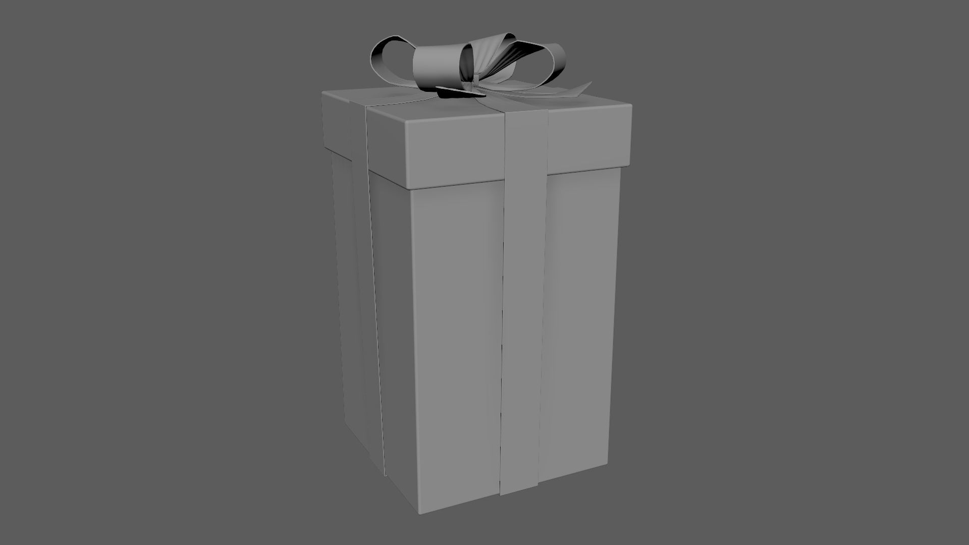 Christmas Gift Box 02 - V11 Low-poly 3D model_5