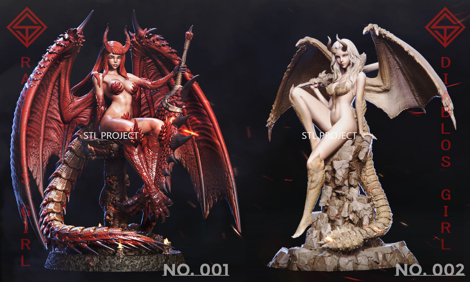 Diablos Girl 3D print model_5