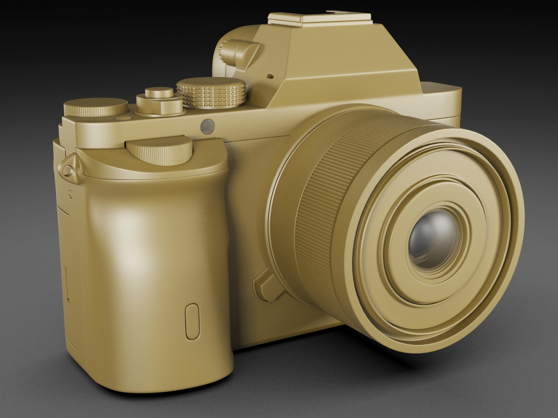 Sony Alpha 7R camera 3D model_13