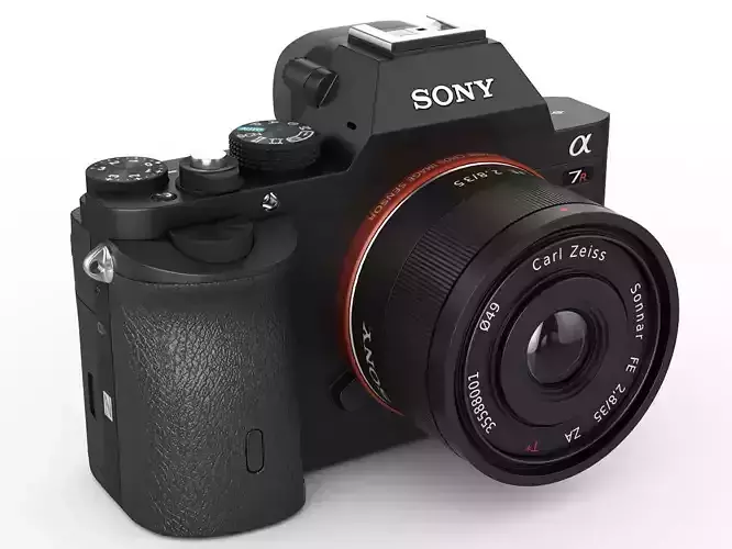 Sony Alpha 7R camera 3D model