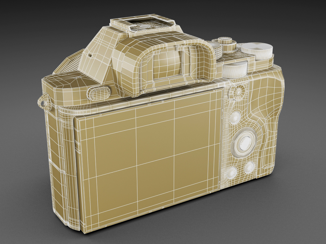 Sony Alpha 7R camera 3D model_17