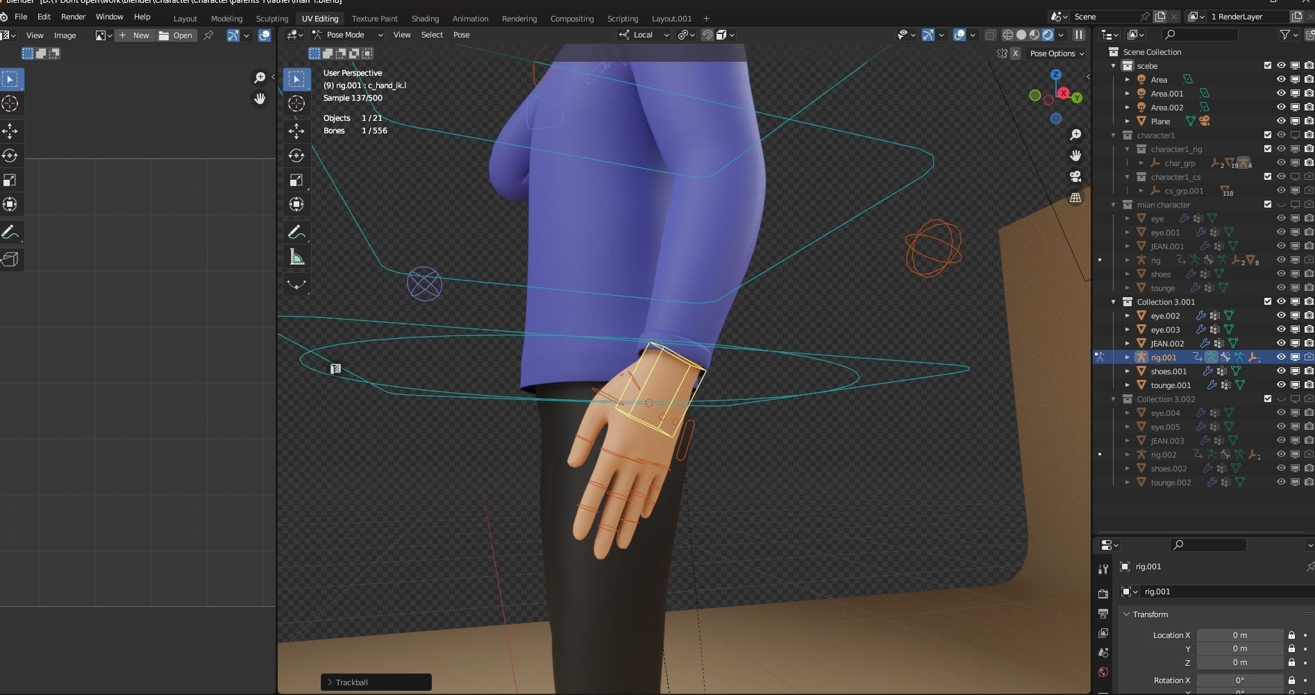 Male Cartoon Character 3D model_8