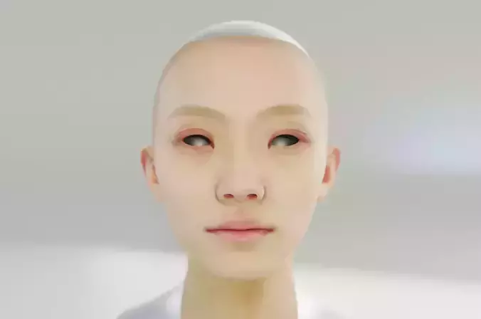 Oriental beautiful girl resembling Gao Yuanyuan