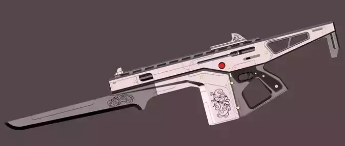 Destiny - Monte Carlo Exotic Auto Rifle for cosplay