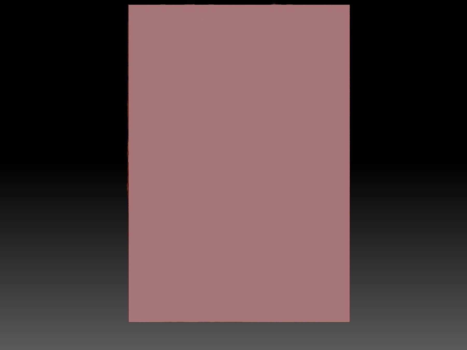 Bas-relief of the bear  3D print model_1