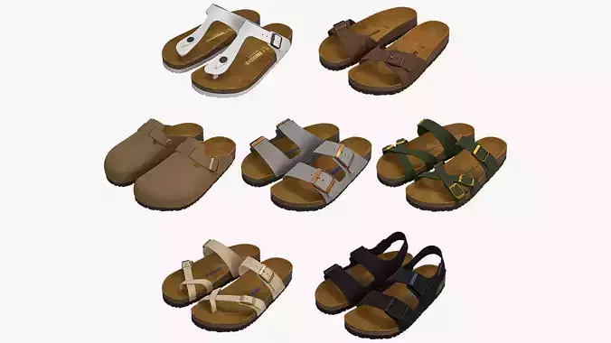 Birkenstock Leather Sandals Collection 