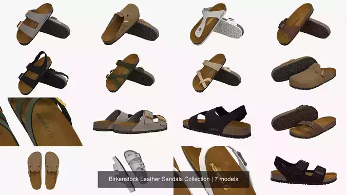 Birkenstock Leather Sandals Collection