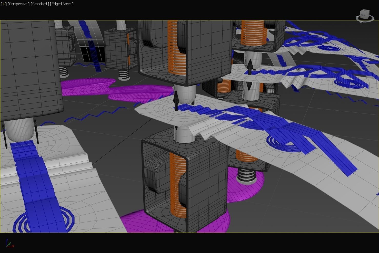 Toroidal Standing Microwave Generator - Harmonics Propulsion 3D model_22