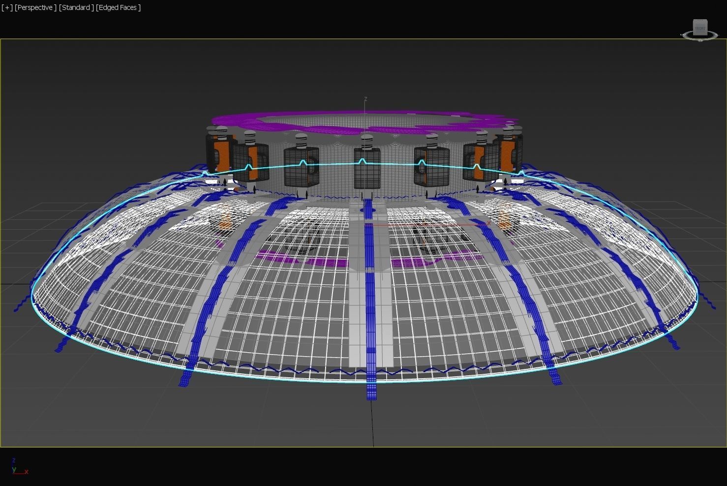 Toroidal Standing Microwave Generator - Harmonics Propulsion 3D model_24