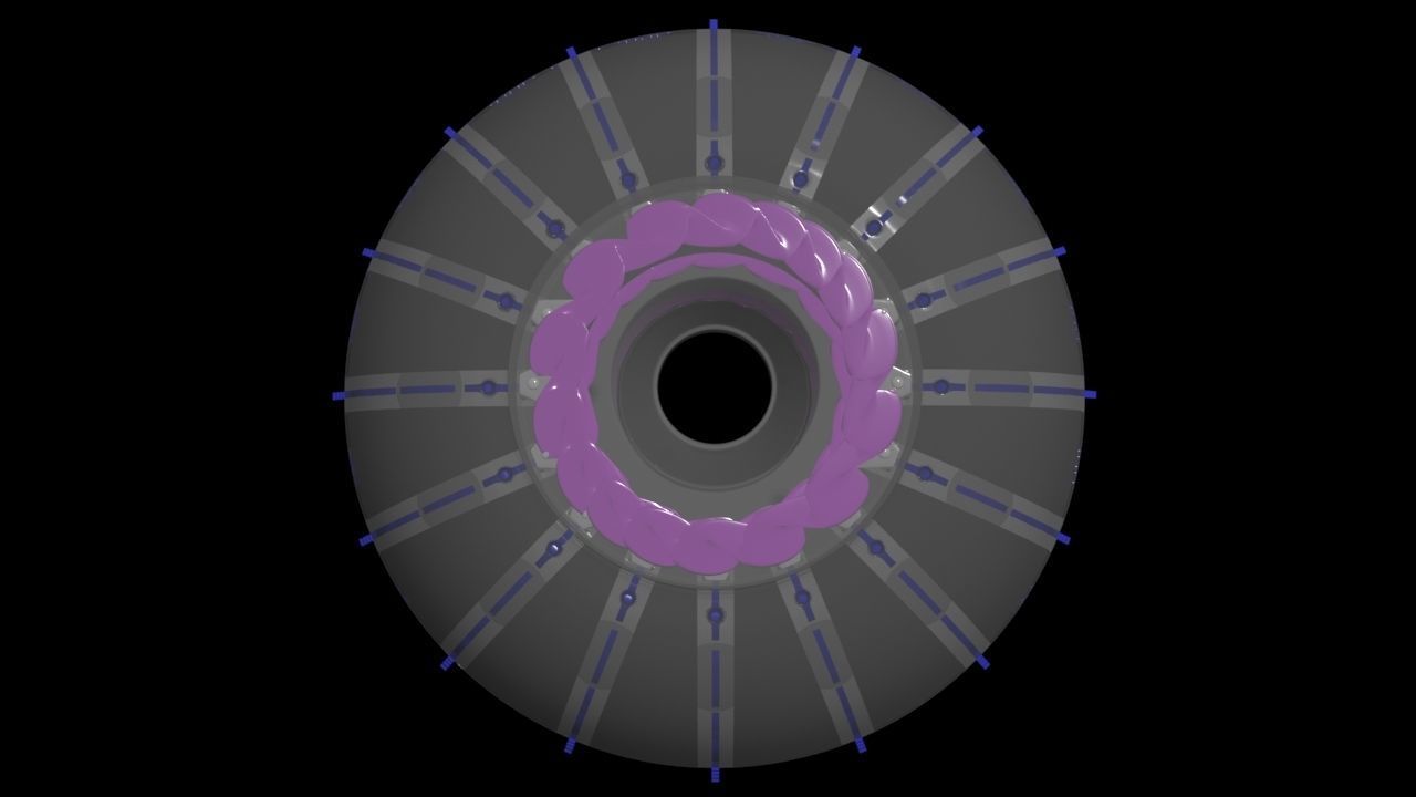 Toroidal Standing Microwave Generator - Harmonics Propulsion 3D model_10