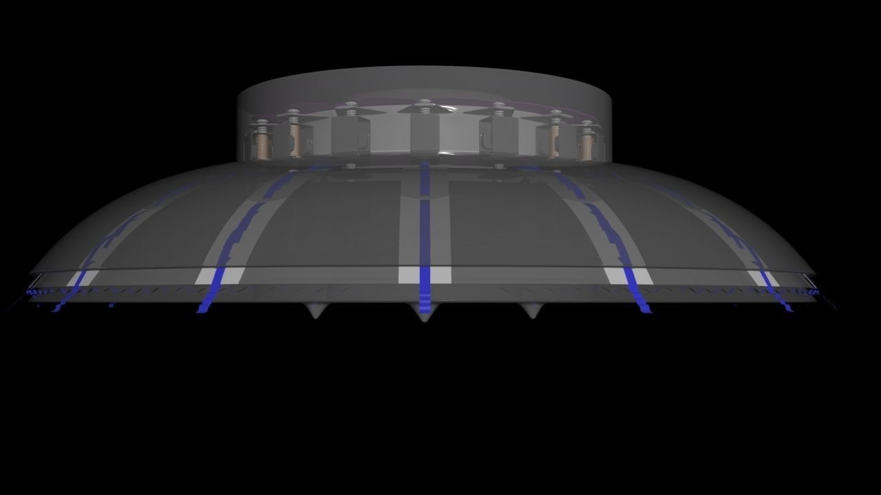 Toroidal Standing Microwave Generator - Harmonics Propulsion 3D model_9