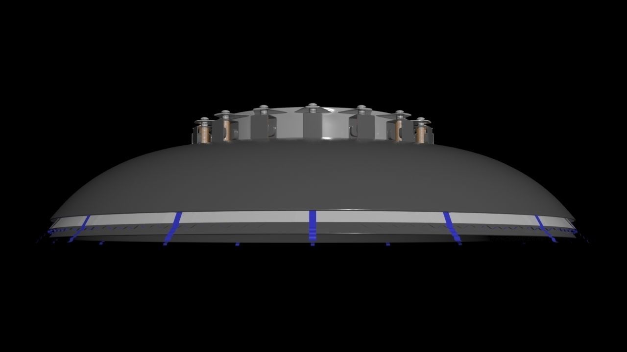 Toroidal Standing Microwave Generator - Harmonics Propulsion 3D model_5