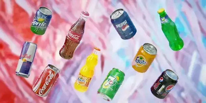 Bottles And Cans Collection and Droplets Generator